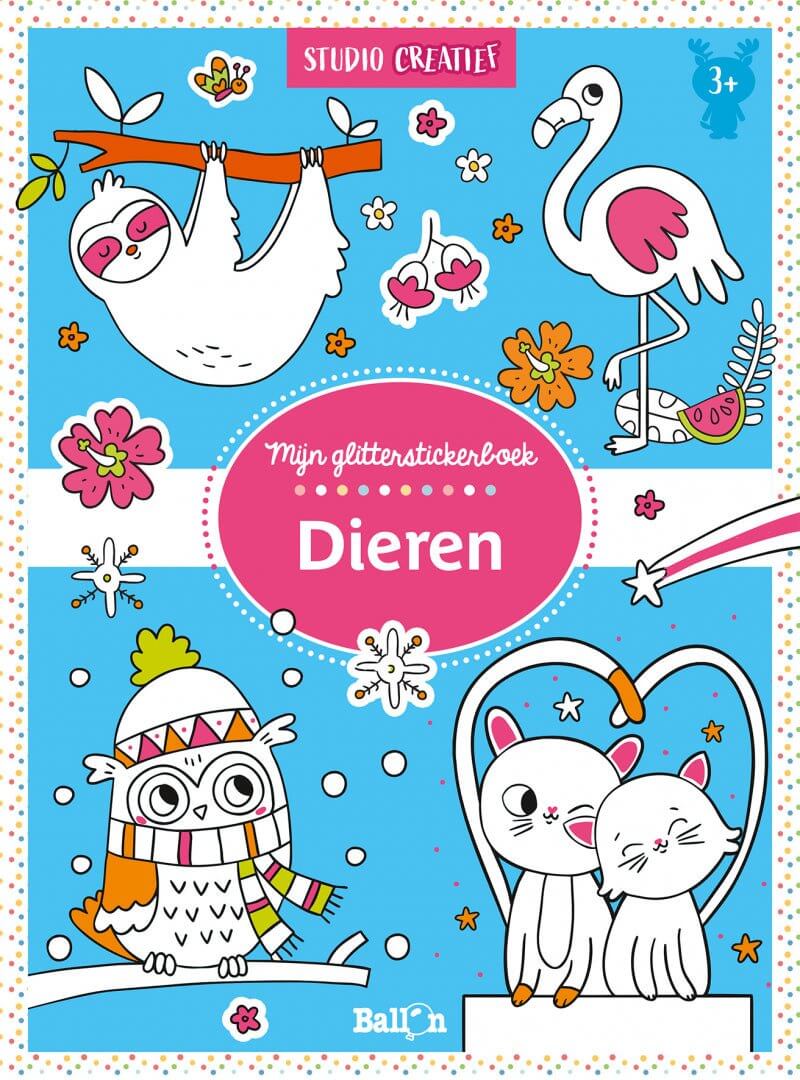 Mijn glitterstickerboek Dieren - Kinderboekenland.nl