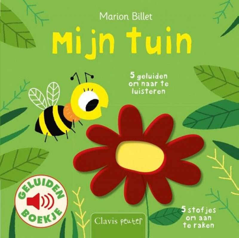 Mijn tuin geluidenboekje en voelboekje - Kinderboekenland.nl