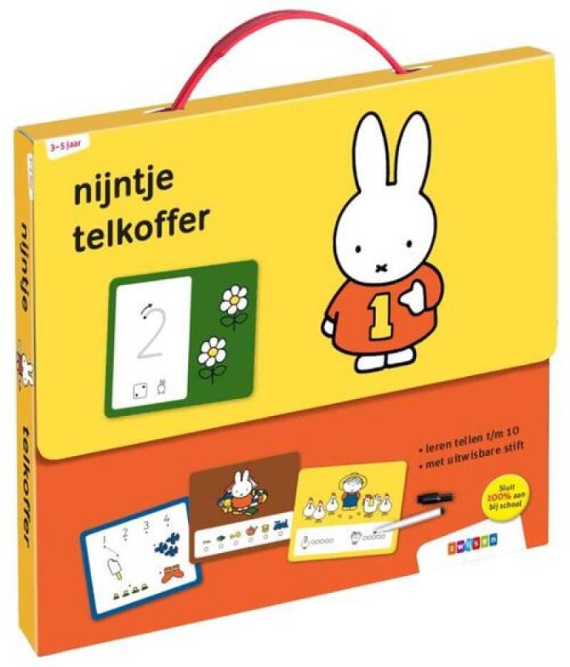 9789048746750 Nijntje telkoffer Zwijsen leren tellen telspelletjes - voorkant