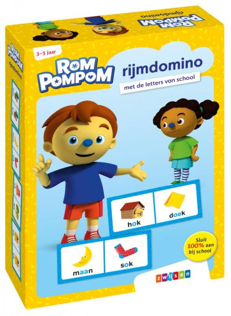 Rompompom rijmdomino zwijsen