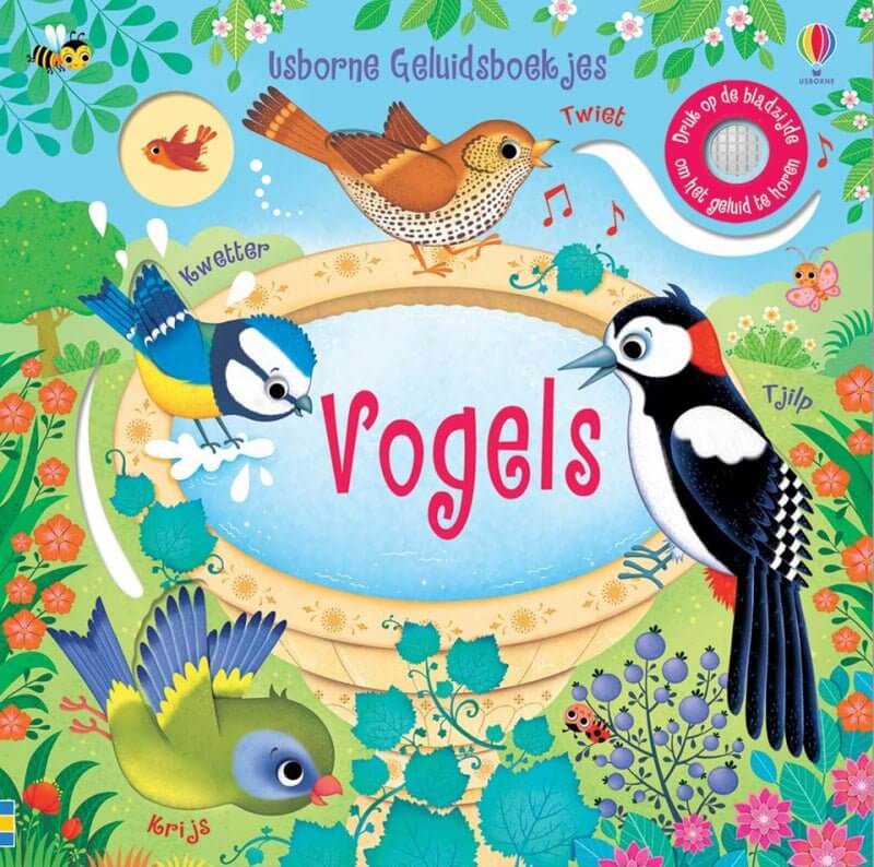 Geluidenboekje Vogels - Kinderboekenland.nl