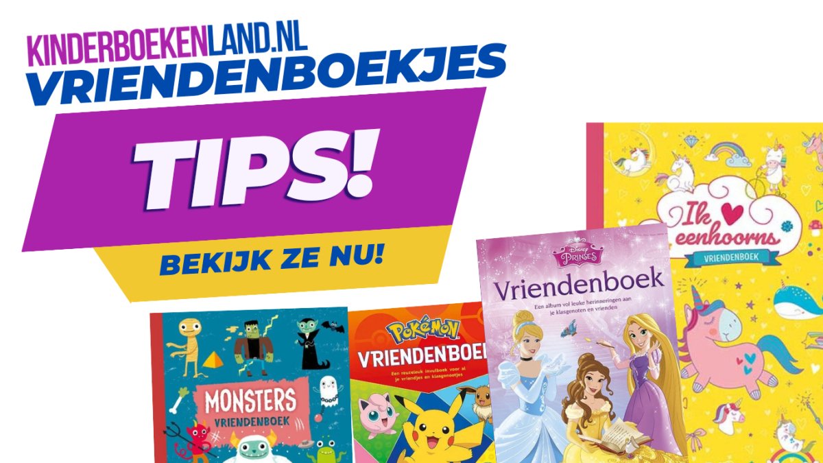 Vriendenboekjes kinderen tips van Kinderboekenland.nl