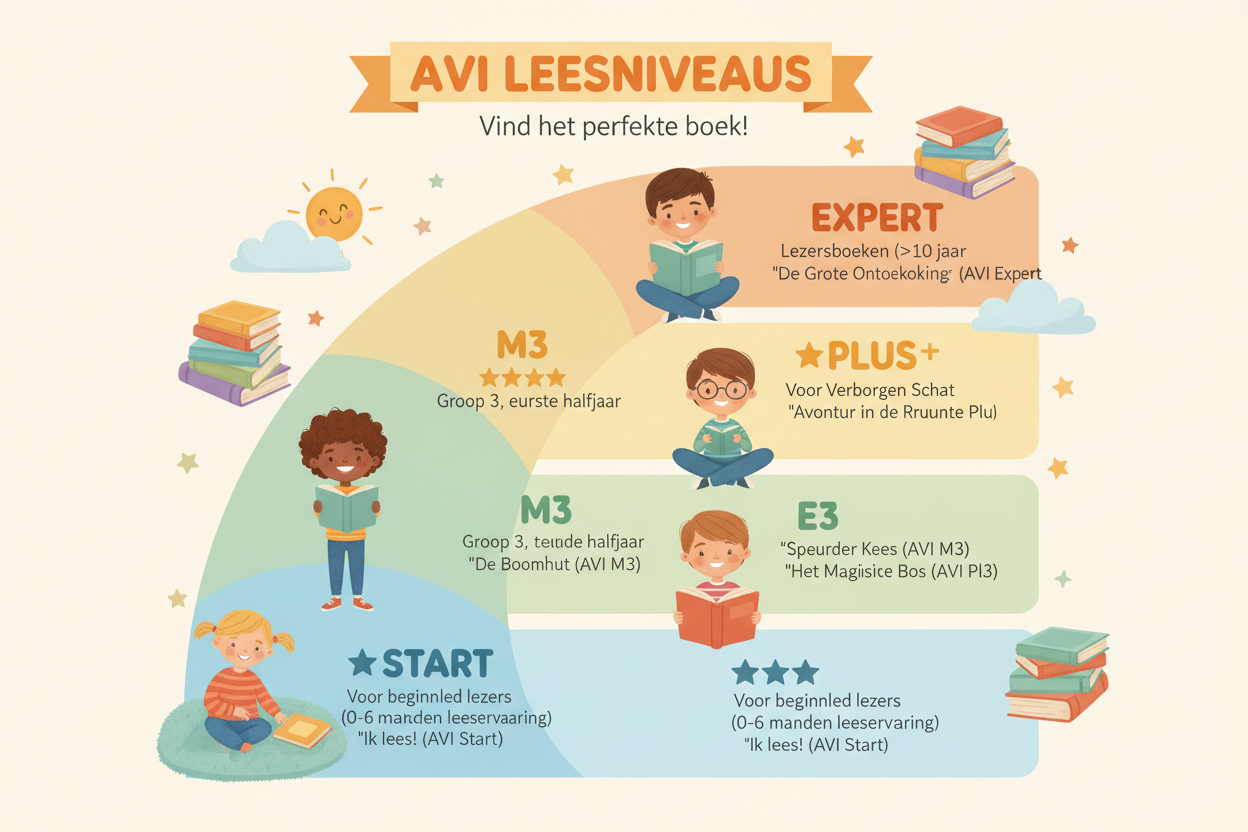 AVI leesniveaus uitleg hoe kies je een boek