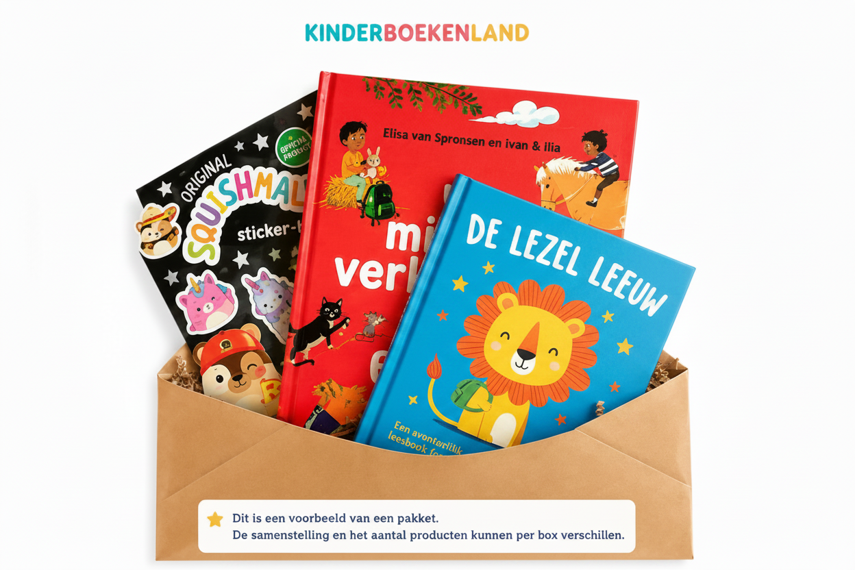 Leesniveau kind verbeteren met een kinderboeken abonnement per kwartaal