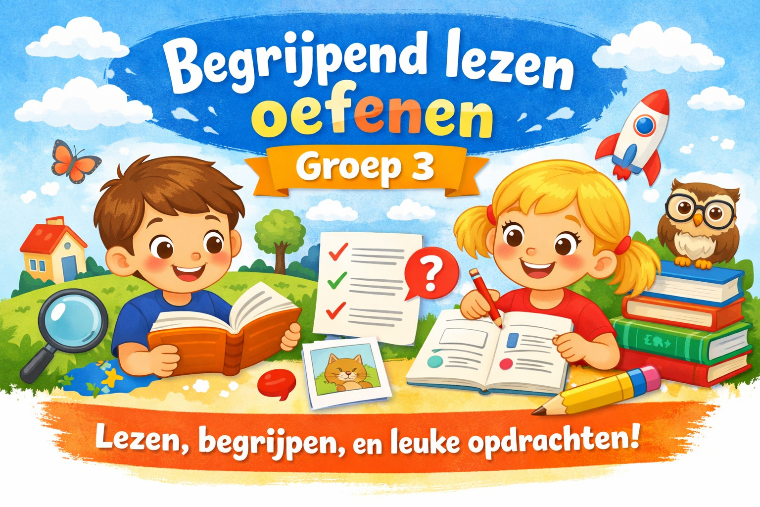Begrijpend lezen oefenen Groep 3 AVI