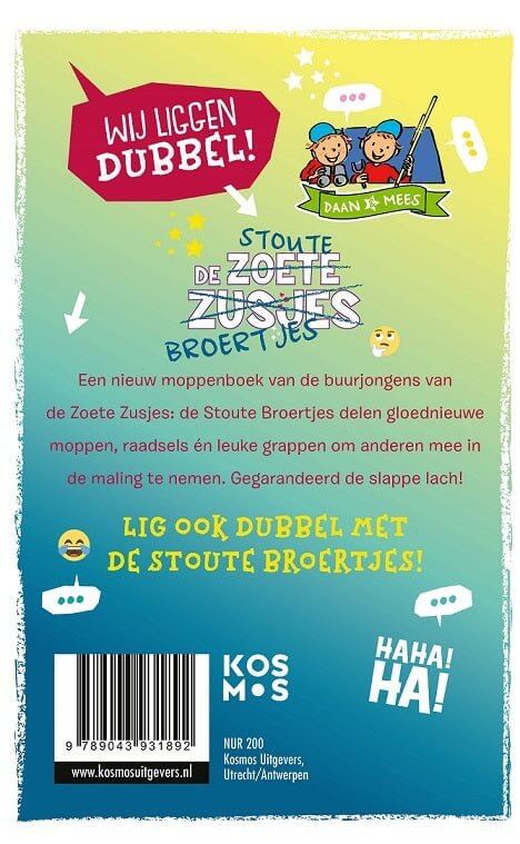 Stoute broertjes moppenboek achterkant 