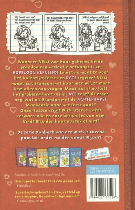 Dagboek van een Muts 6  Hopeloos Verliefd Kinderboekenland.nl