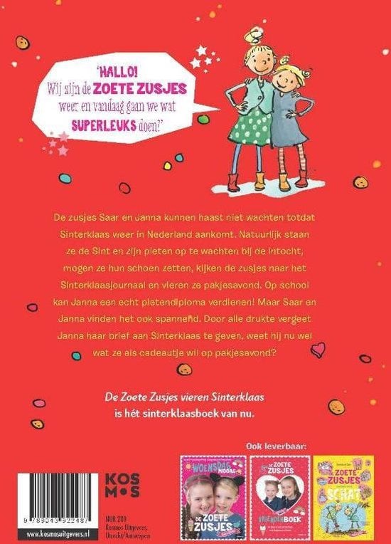 De Zoete Zusjes vieren Sinterklaas Kinderboekenland.nl