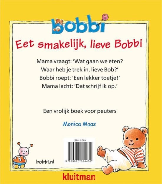 Eet smakelijk lieve Bobbi Kinderboekenland.nl