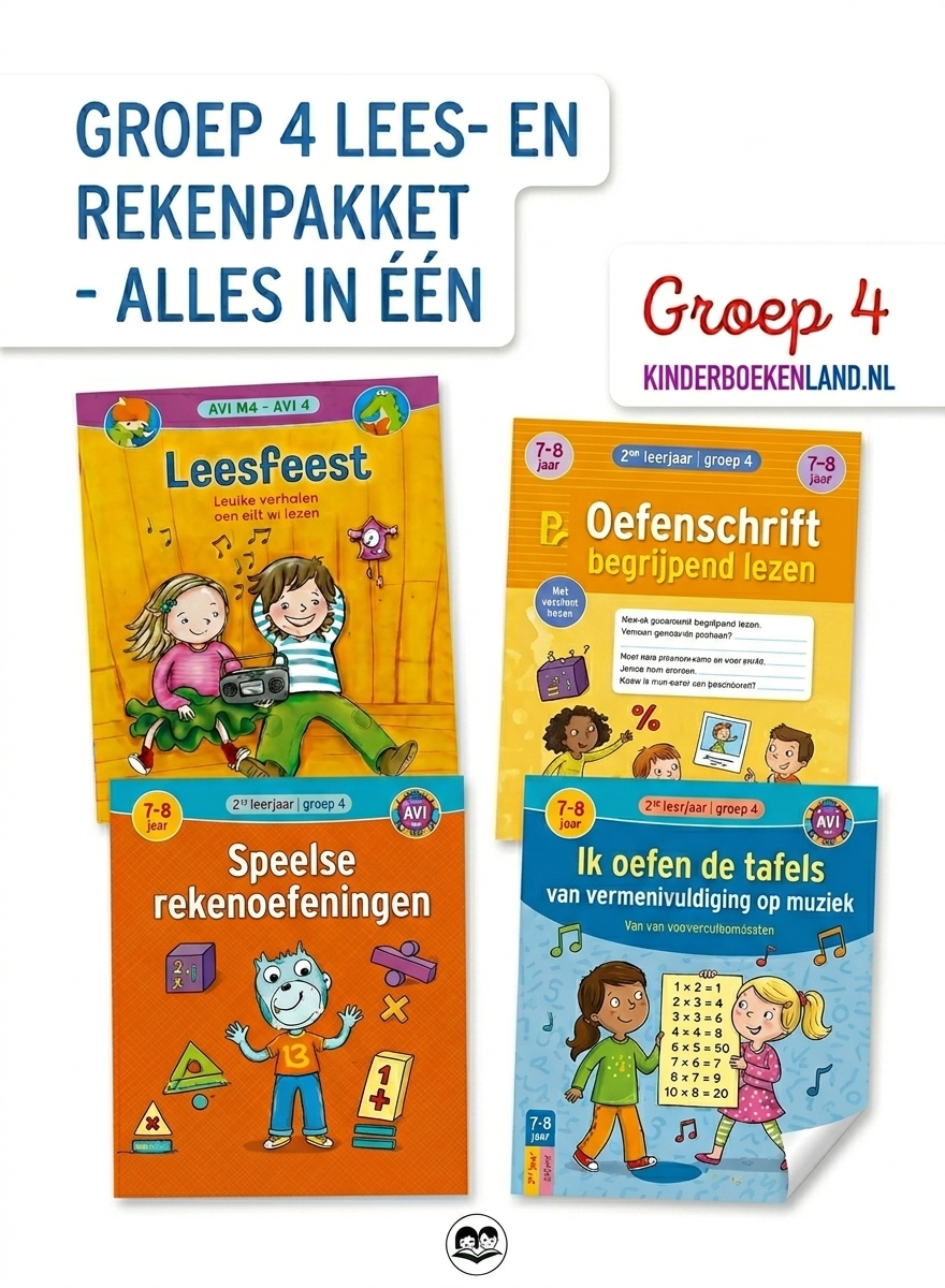 Groep 4 lees- en rekenpakket overzicht van de producten