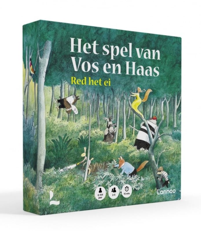 Het spel van Vos en Haas - Red het ei Kinderboekenland.nl