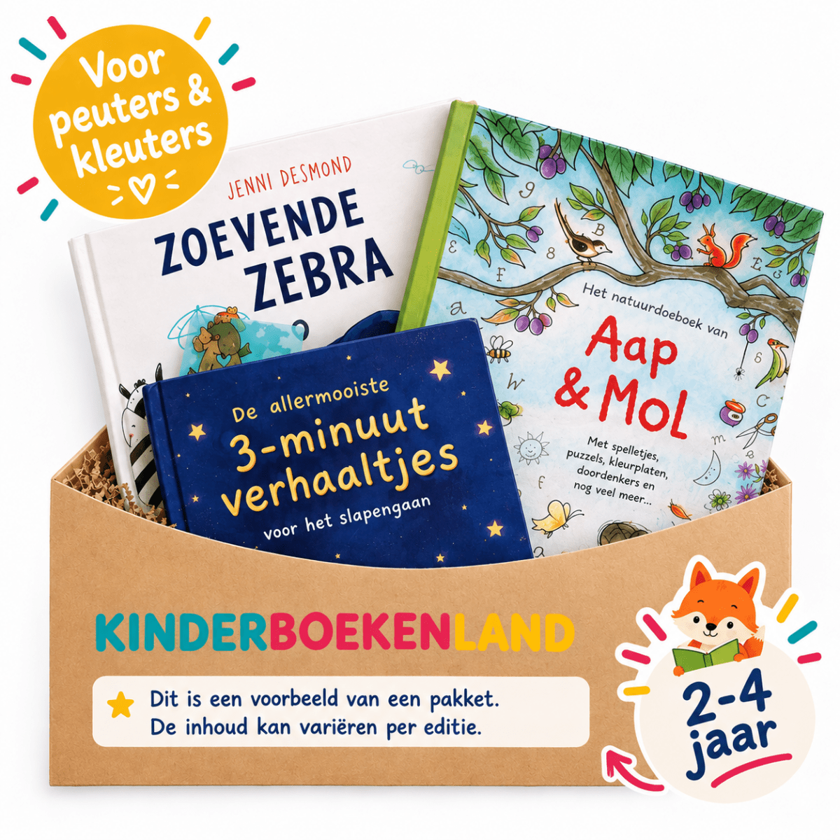 Kinderboeken abonnement leesbox voor peuters en kleuters