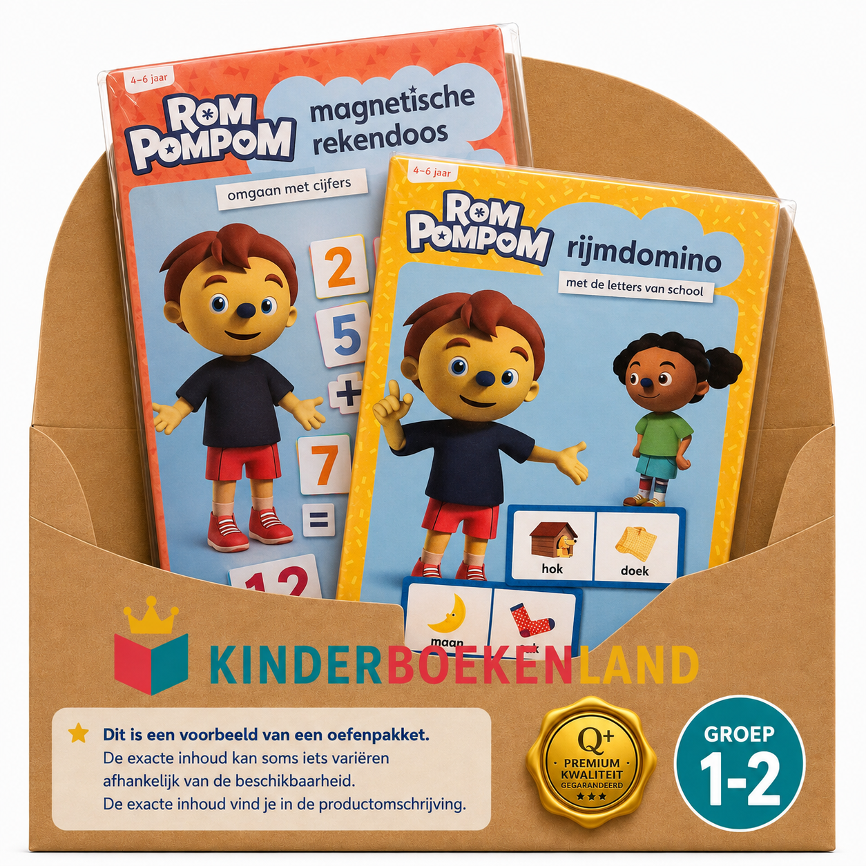 Oefenpakket Kleuters Groep 1-2 – Taal & Rekenen | Rompompom