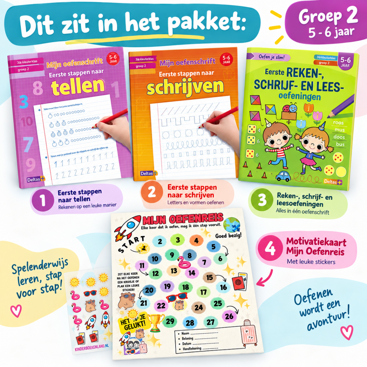 Group 2/3 Reading & Counting Starter Pack - practice at home