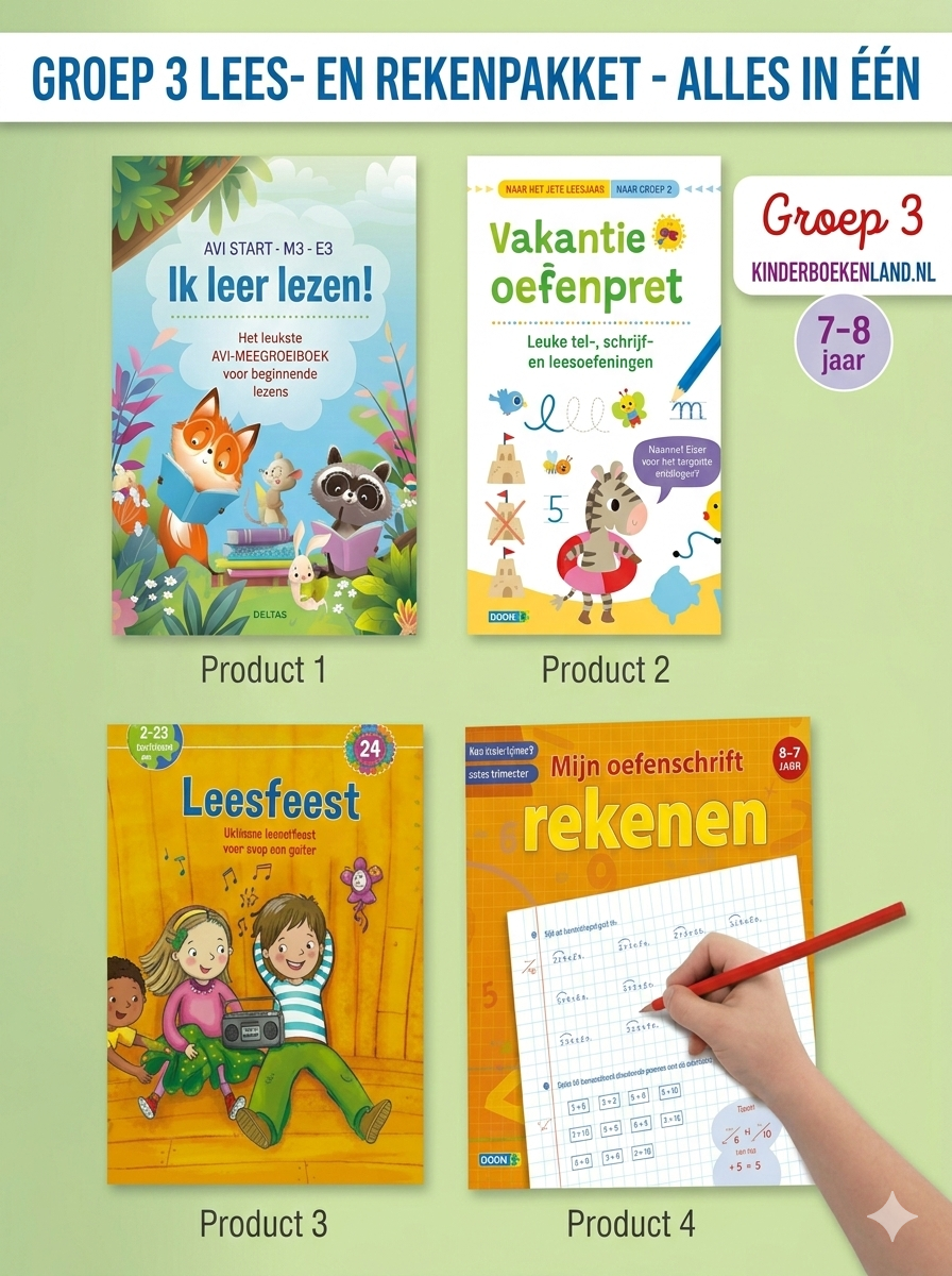 Groep 3 Lees- en Rekenpakket – Alles-in-één ✅️
