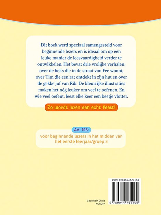 Leesfeest, leuke verhalen voor beginnende lezers (avi m3 avi2)