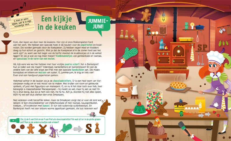 Sinterklaas Zaklampboek - Het heerlijk avondje van Sinterklaas en Piet
