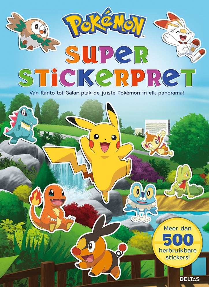 Pokemon Super Stickerpret stickerboek front