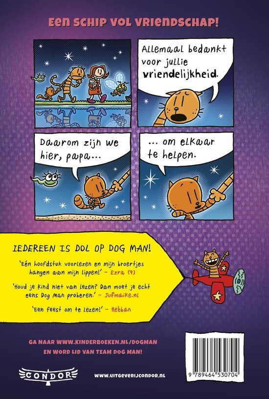 Dog Man 11 - Alle honds aan dek - achterkant