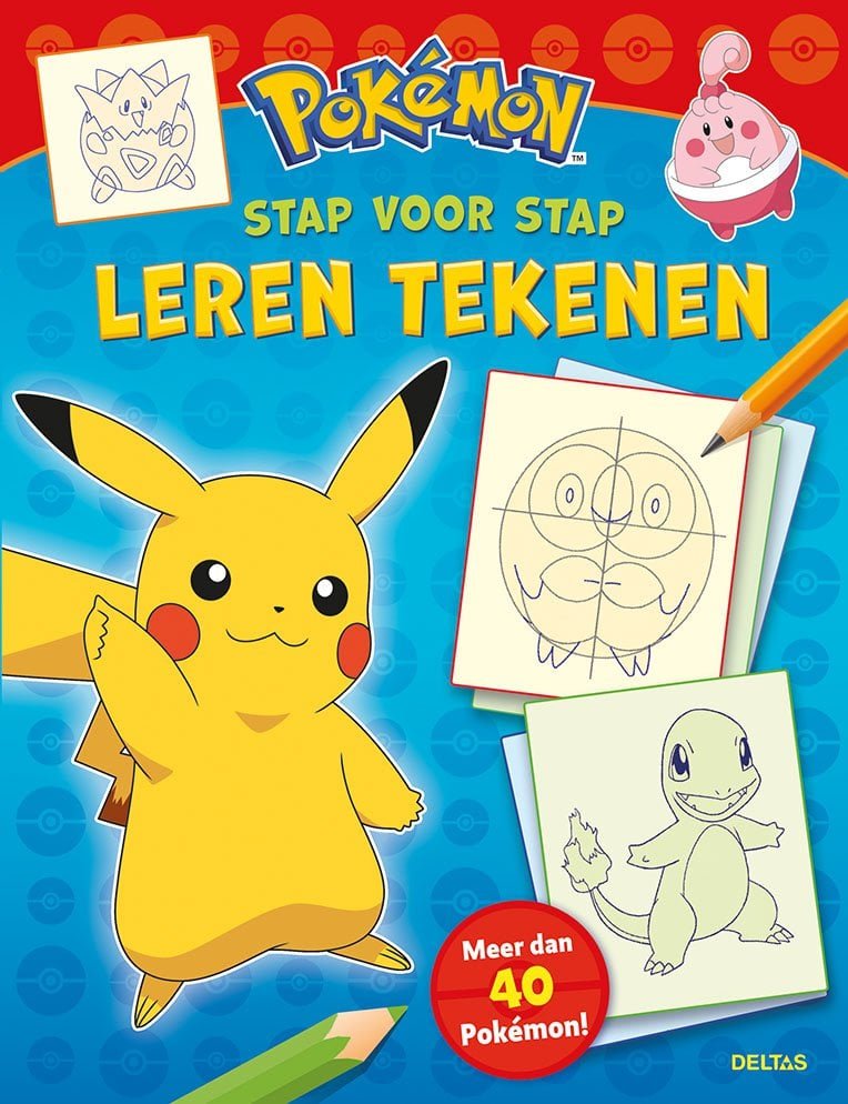Pokémon stap voor stap leren tekenen boek