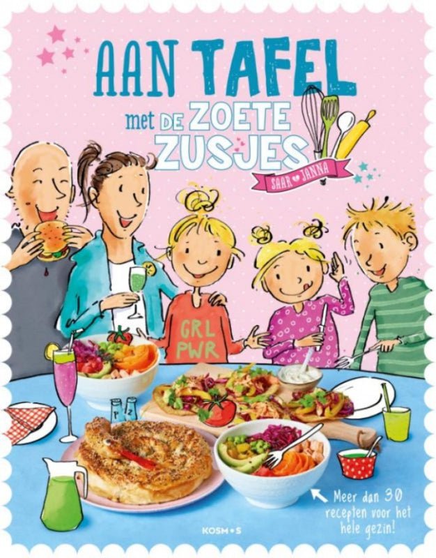 Aan tafel met De Zoete Zusjes kookboek Kinderboekenland.nl