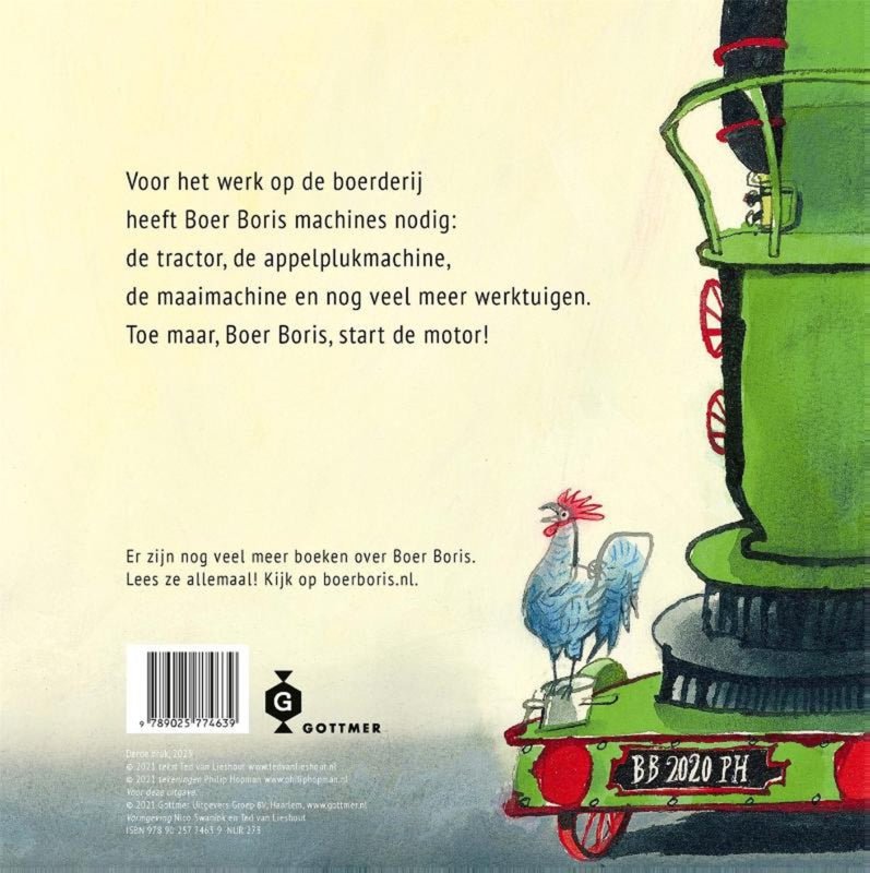 Boer Boris start de motor! Kinderboekenland.nl