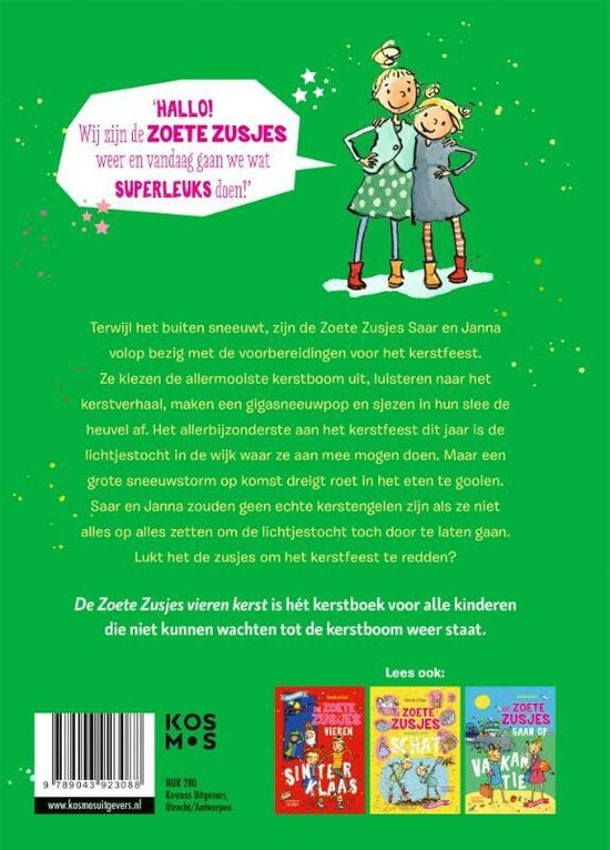 De Zoete Zusjes vieren kerst Kinderboekenland.nl