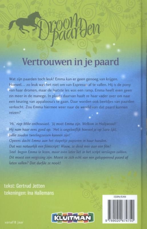 Droompaarden deel 5 Vertrouwen in je paard Kinderboekenland.nl
