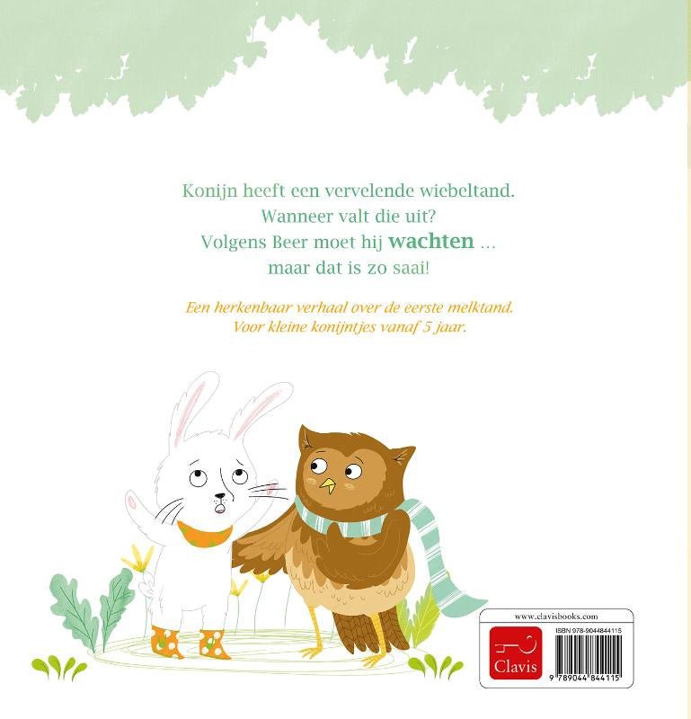 Konijn heeft een wiebeltand Kinderboekenland.nl