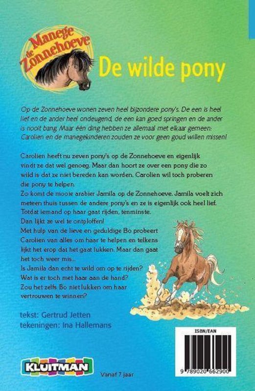 Manage de Zonnehoeve - De wilde pony Kinderboekenland.nl