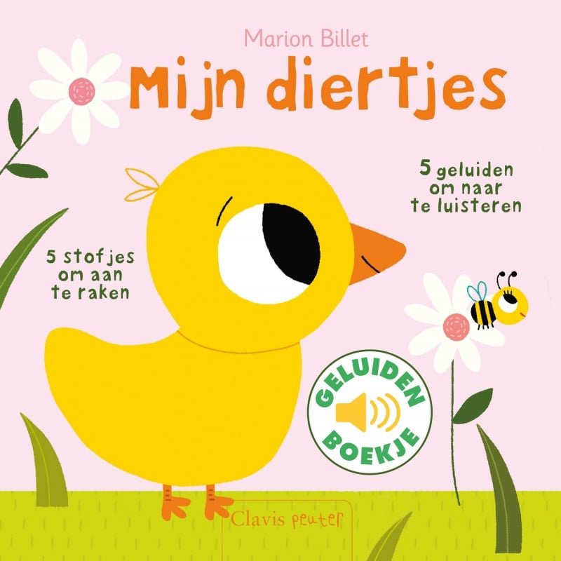 Mijn diertjes geluidenboek en voelboek Kinderboekenland.nl