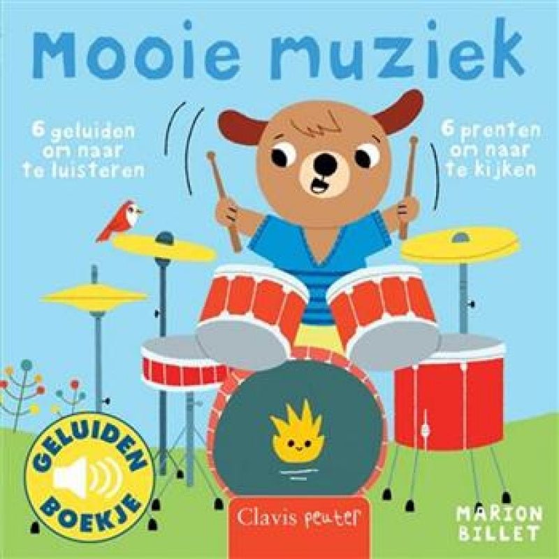 Mooie muziek geluidenboek Kinderboekenland.nl