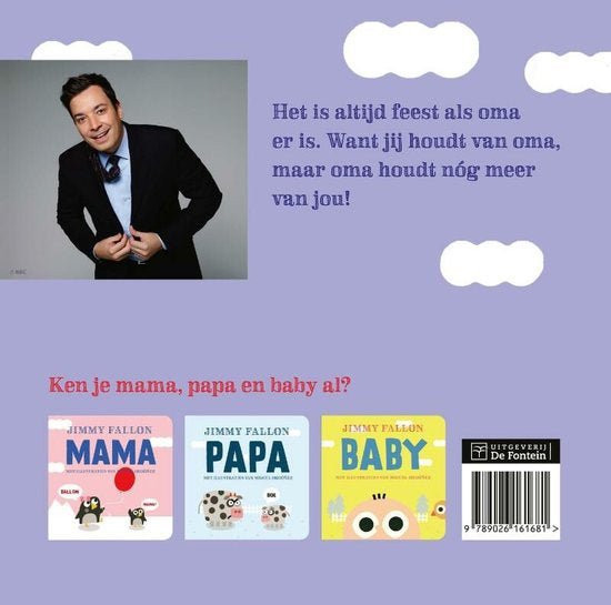 OMA - Jimmy Fallon eerste woordjes boek Kinderboekenland.nl