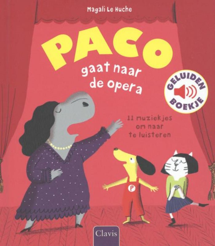 Paco gaat naar de opera (geluidenboek) Kinderboekenland.nl