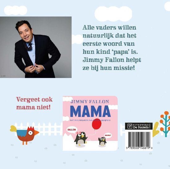 Papa - Jimmy Fallon eerste woordjes boek Kinderboekenland.nl