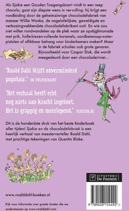 Sjakie en de chocoladefabriek Kinderboekenland.nl