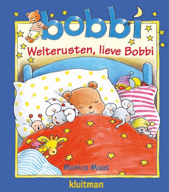Welterusten lieve bobbi - met knuffeldoek Kinderboekenland.nl