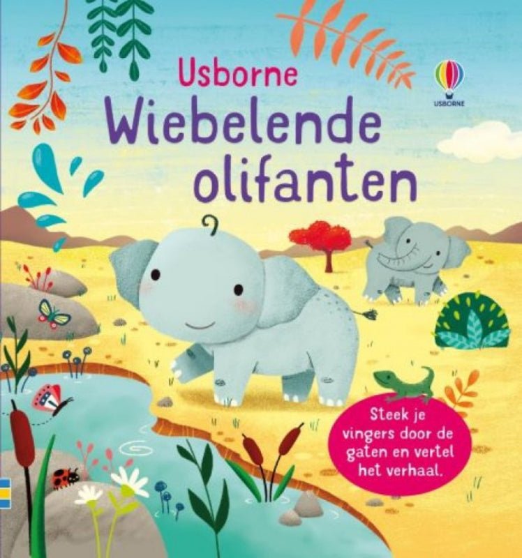 Wiebelende Olifanten babyboekje Kinderboekenland.nl