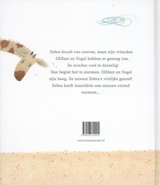Zoevende zebra Kinderboekenland.nl