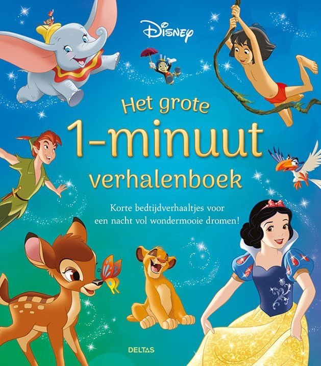 Disney Het grote 1 minuut verhalenboek Deltas voorkant boek