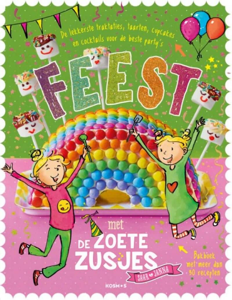 Feest met de zoete zusjes bakboek - kinderbakboek