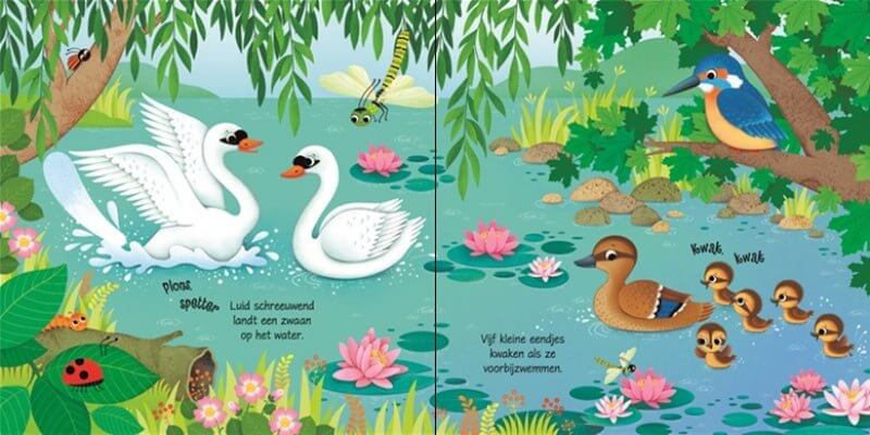 Geluidenboekje Vogels - Kinderboekenland.nl