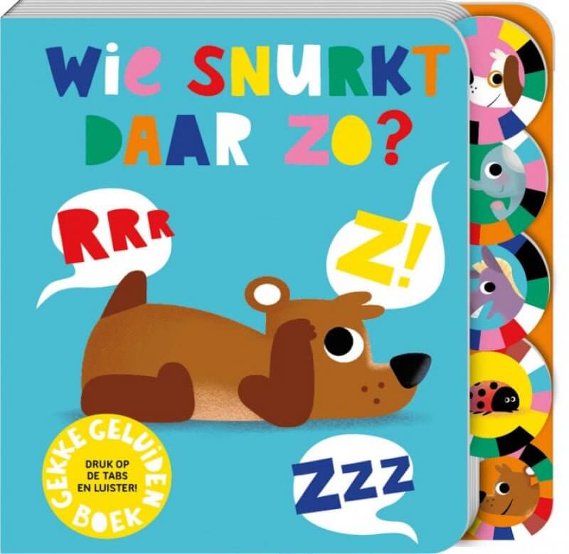 Wie snurkt daar zo? geluidenboek imagebooks, dierengeluiden - ISBN:  9789464082715